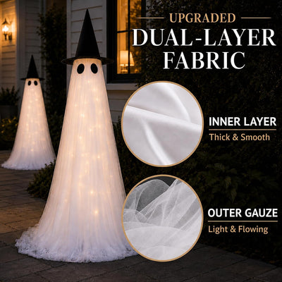 Spooki Light-Up Ghost Duo