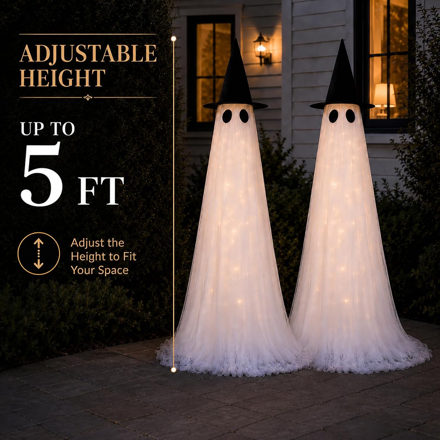 Spooki Light-Up Ghost Duo